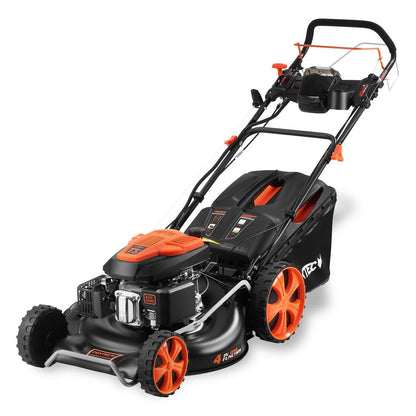 Tosaerba a benzina FUXTEC FX-RM5396esPRO con avviamento elettrico e velocità di avanzamento regolabile