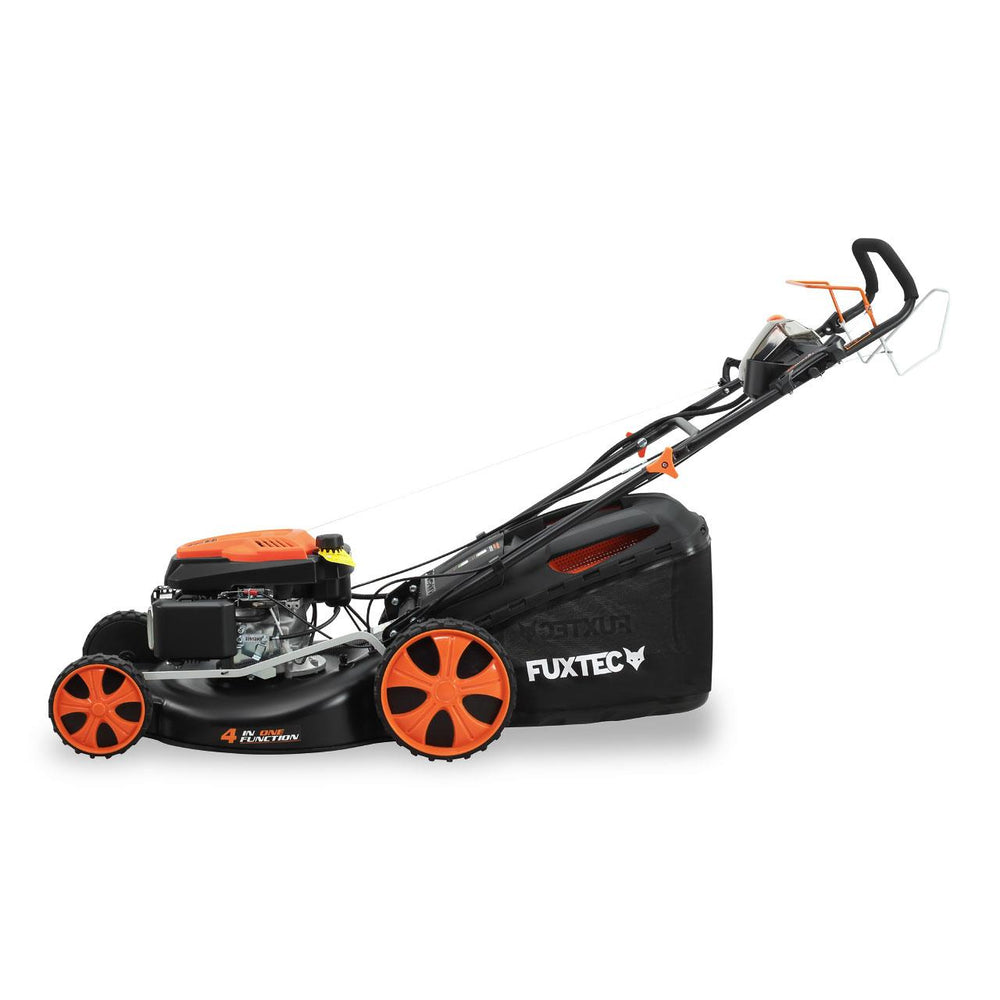 Tosaerba a benzina FUXTEC FX-RM5396esPRO con avviamento elettrico e velocità di avanzamento regolabile