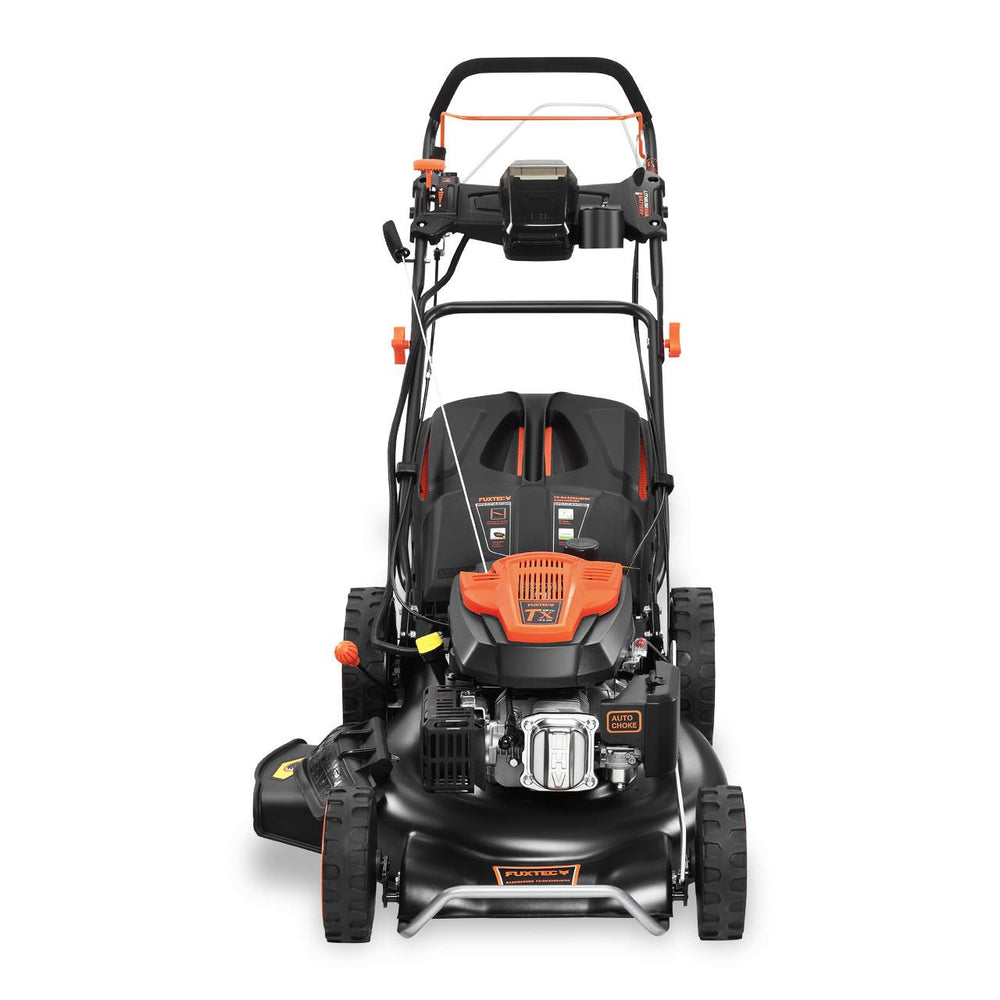 Tosaerba a benzina FUXTEC FX-RM5396esPRO con avviamento elettrico e velocità di avanzamento regolabile