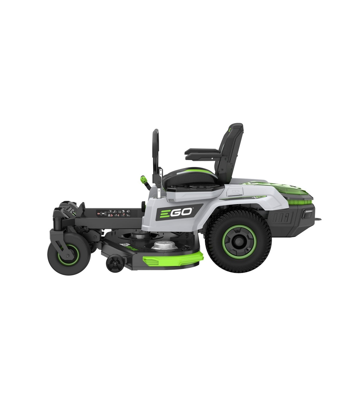 Pacchetto tosaerba a raggio di sterzata zero con 6 batterie da 12 Ah e 56 V, caricabatterie da parete, larghezza di taglio 132 cm, Ego ZT5201E-L