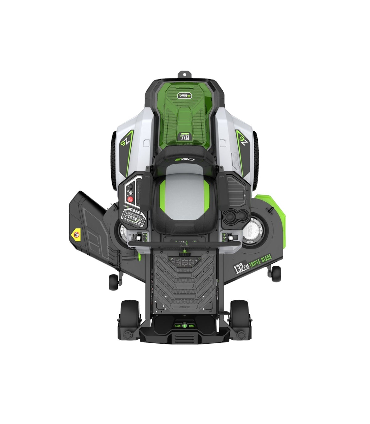 Pacchetto rasaerba a raggio di sterzata zero, 4 batterie da 10 Ah e caricabatteria da parete - EGO ZT5201E-L