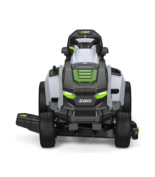 Rasaerba a batteria EGO TR4201E, larghezza di taglio 107 cm, 6 batterie da 10 Ah e caricabatterie rapido