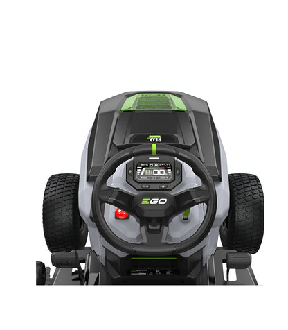 Pacchetto trattore elettrico a batteria EGO, larghezza di taglio 98 cm, 6 batterie da 10 Ah e caricabatterie rapido - TR3801E-B