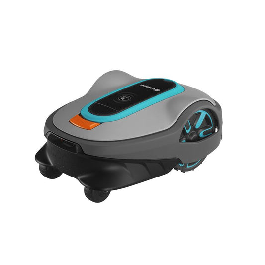 Rasaerba robotizzato Gardena Smart Sileno Life 1000  Smart Gateway - Batteria da 18 V 2,0 Ah - Area di taglio fino a 1000 m² - Sistema di taglio a 3 lame - Cavo, picchetti e connettori inclusi