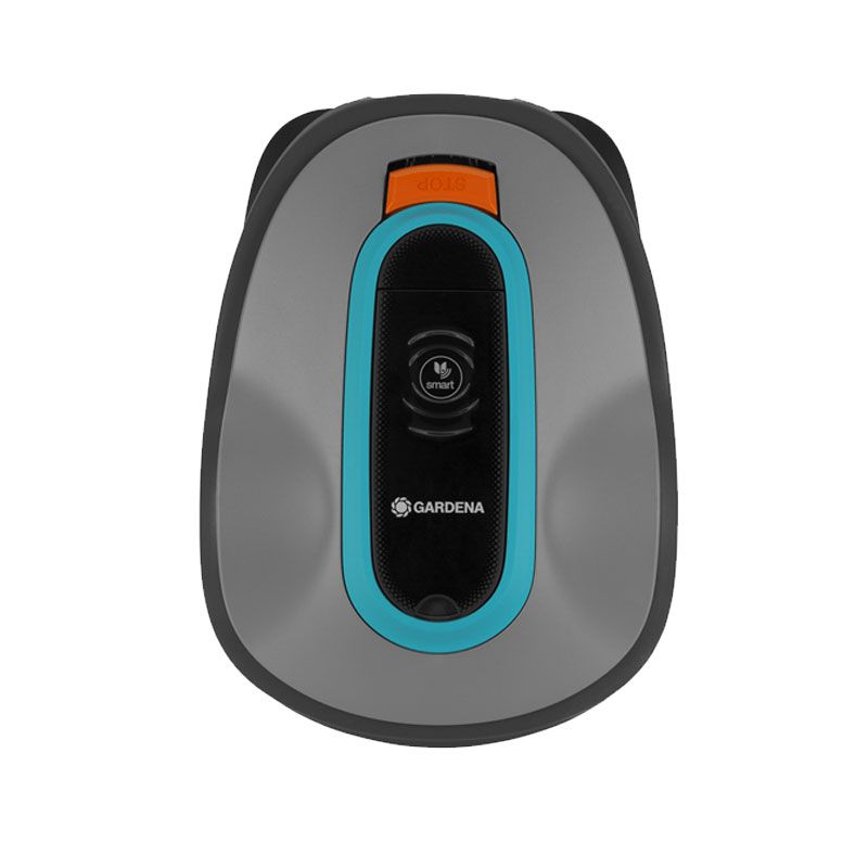 Rasaerba robotizzato Gardena Smart Sileno Life 1000  Smart Gateway - Batteria da 18 V 2,0 Ah - Area di taglio fino a 1000 m² - Sistema di taglio a 3 lame - Cavo, picchetti e connettori inclusi