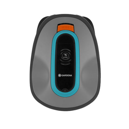 Rasaerba robotizzato Gardena Smart Sileno Life 1000  Smart Gateway - Batteria da 18 V 2,0 Ah - Area di taglio fino a 1000 m² - Sistema di taglio a 3 lame - Cavo, picchetti e connettori inclusi