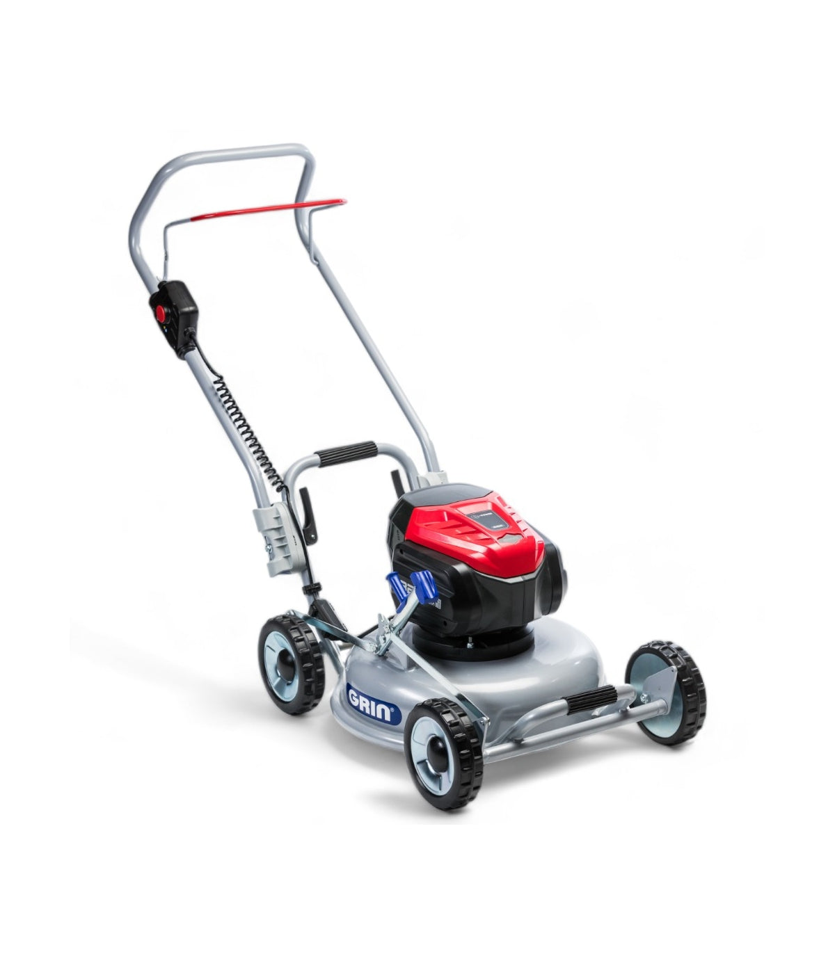 Rasaerba professionale a batteria da 82 V, autonomia 1000 m², mulching - GRIN BM46-82V