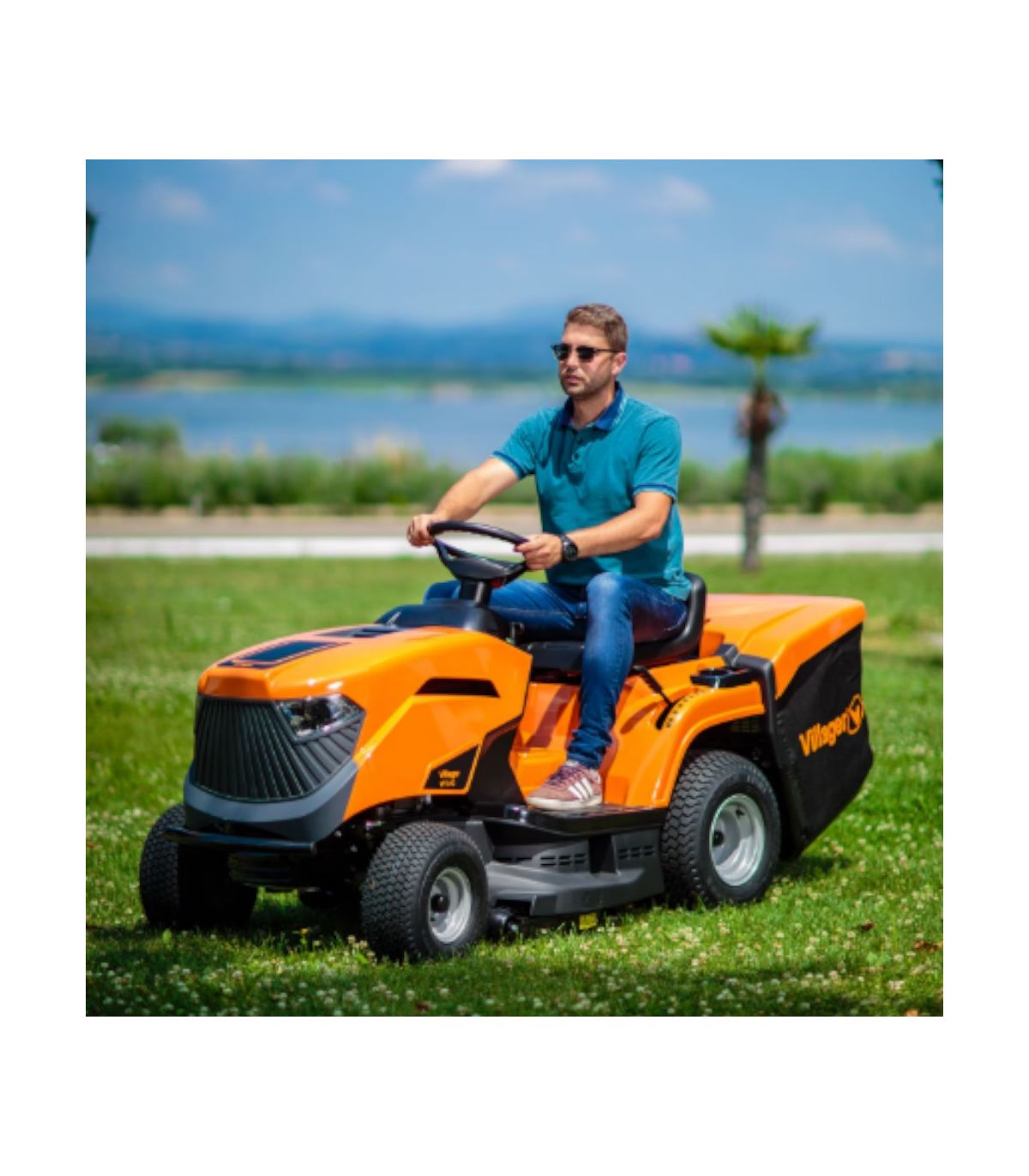 Tosaerba semovente 432 cm³ - 84 cm - 3500 m² - ideale per terreni in pendenza - Villager VT 848