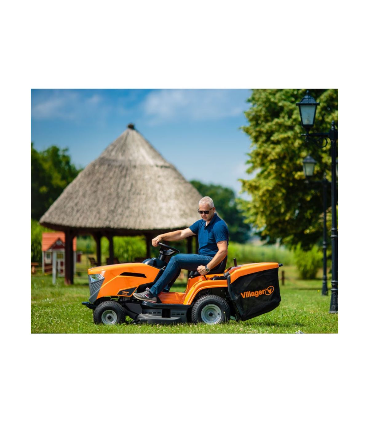 Tosaerba semovente 432 cm³ - 84 cm - 3500 m² - ideale per terreni in pendenza - Villager VT 848