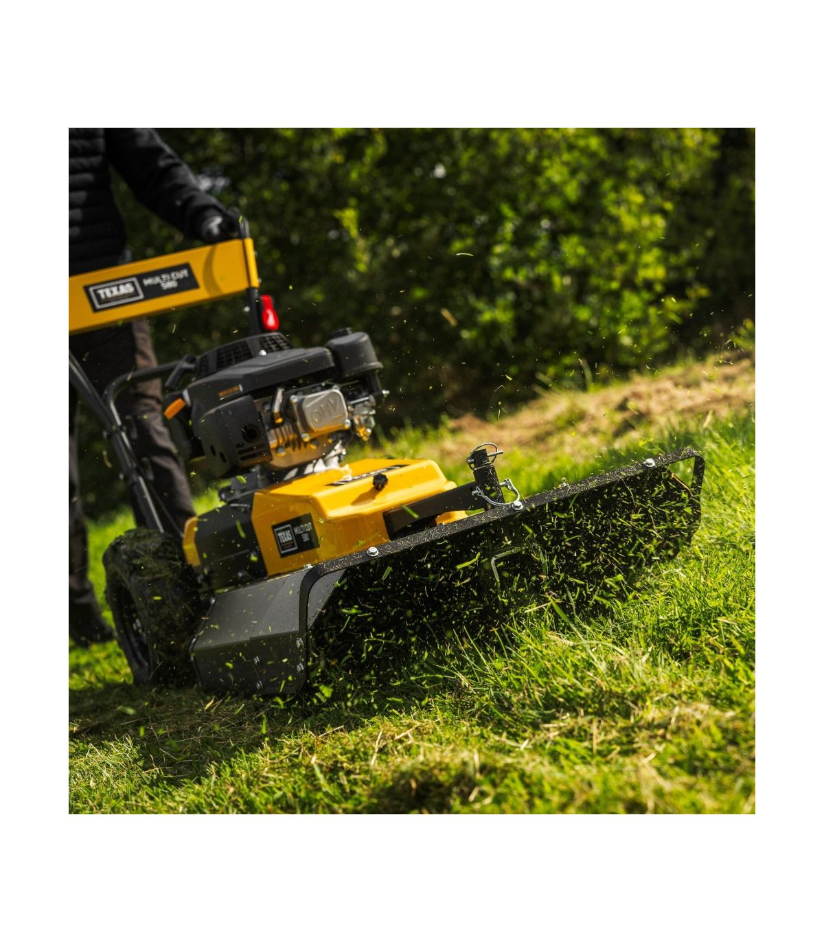 Decespugliatore/tosaerba professionale da 58 cm, motore da 224 cc, 2 velocità – TEXAS Multi Cut 580TG