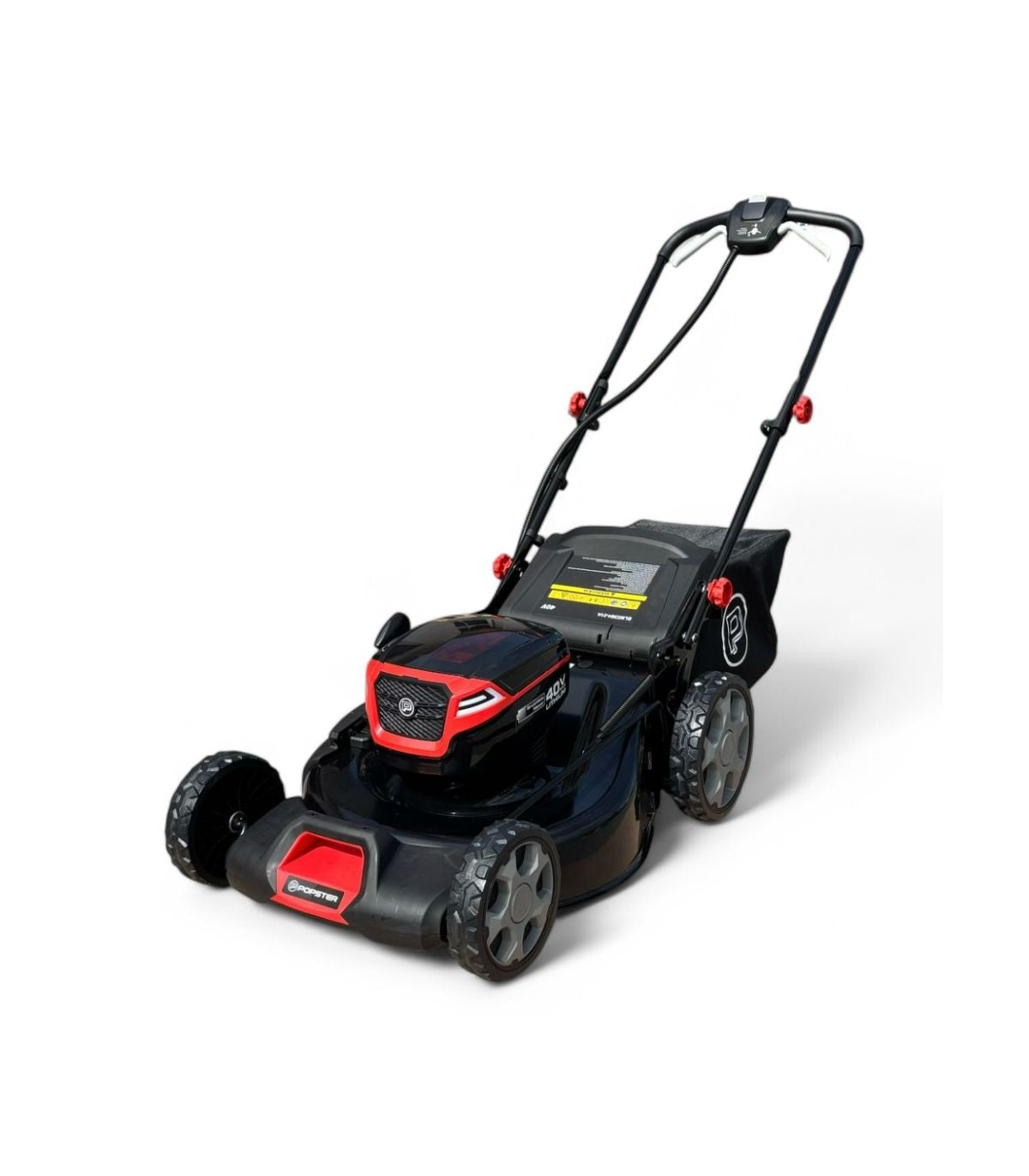 Tosaerba elettrico a spinta da 40 V, lama da 50 cm, durata della batteria di 40 minuti - POPSTER BLM236H-21 PAC