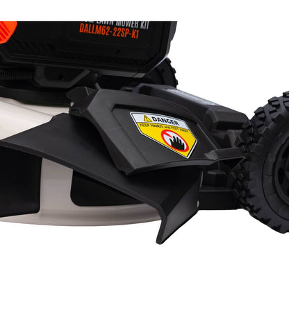 Tosaerba a batteria DAEWOO 62V, lama da 56 cm, batteria da 8 Ah e caricabatteria - DALLM62-22SP-K1