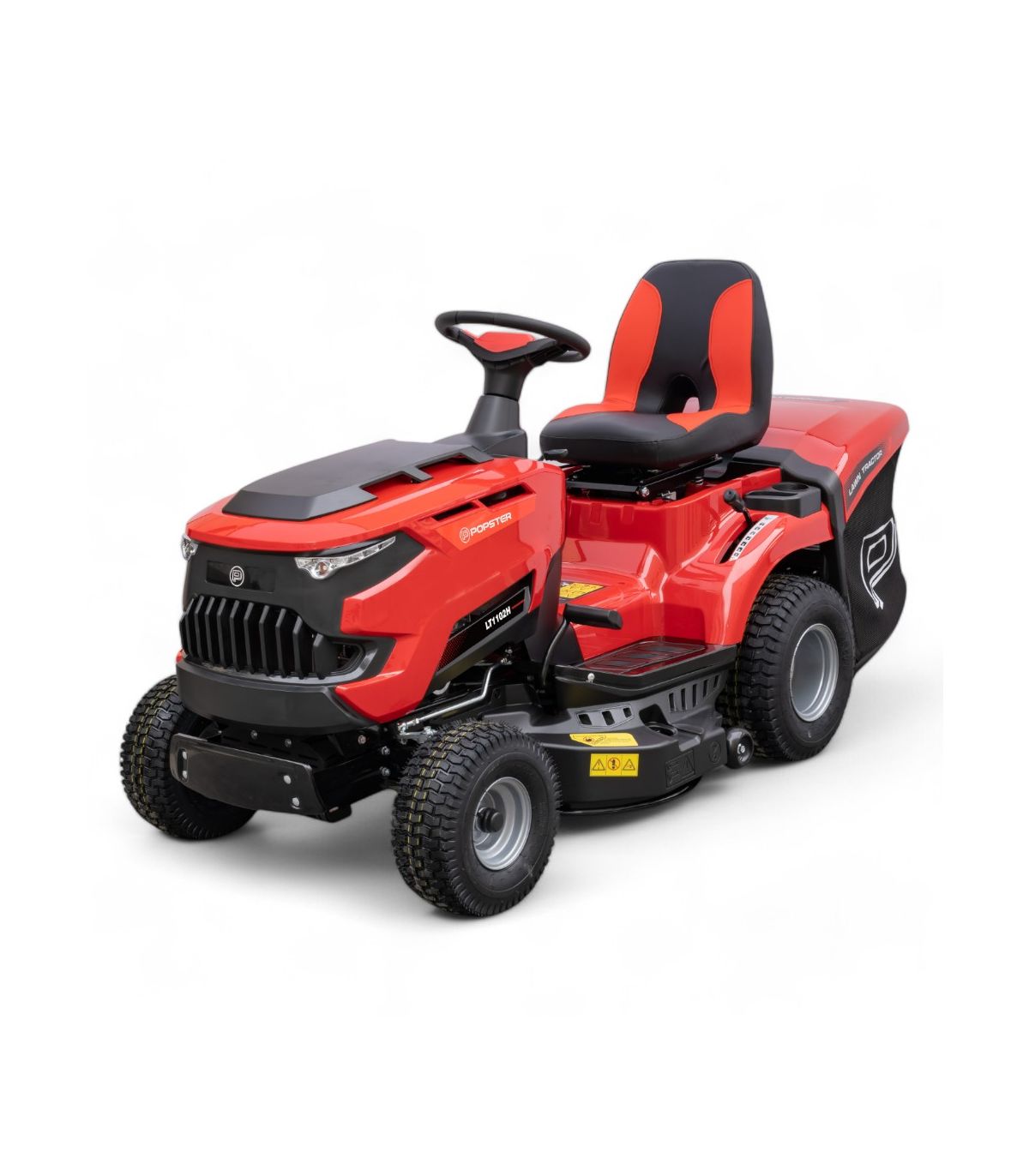 Trattore tosaerba semovente 102 cm, motore LONCIN 586 cm³, mulching, cesto 245 L - POPSTER LT1-102H