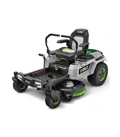 Tosaerba elettrico con operatore a bordo, rotazione zero, larghezza di taglio 107 cm, 4 batterie da 56 V 10 Ah - EGO ZT4201E